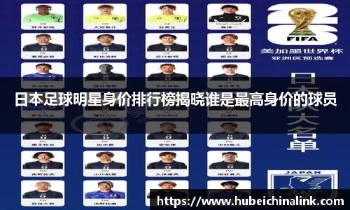 日本足球明星身价排行榜揭晓谁是最高身价的球员